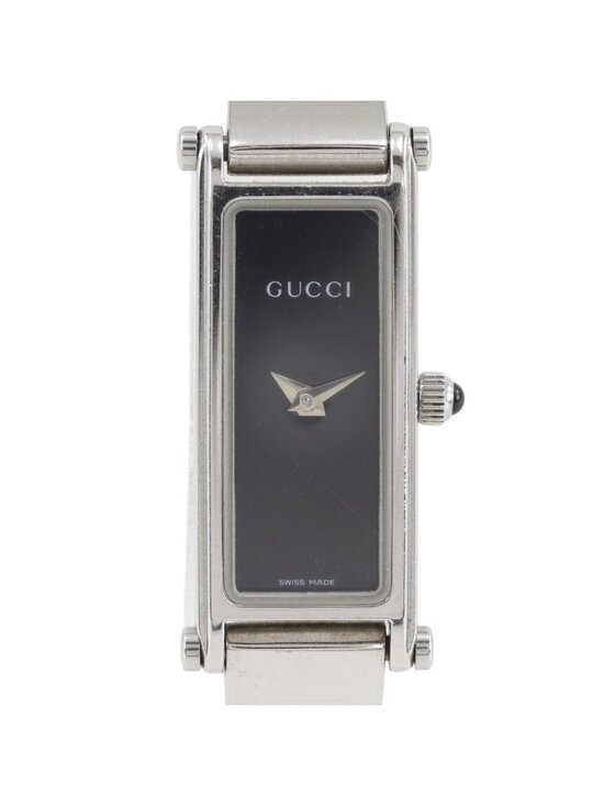 Gucci Stainless Steel Quartz Analog Display Black Dial Watch main image 5